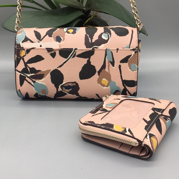 Kate Spade small flap crossbody&small l-zip bifold - Picture 2 of 9